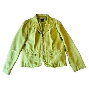 Chic Green Women's Blazer